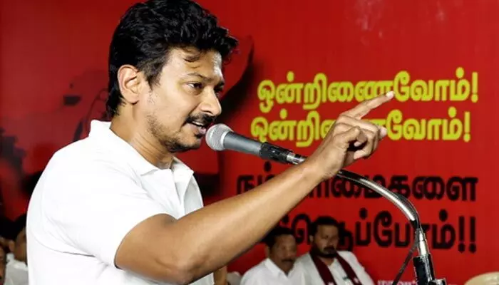 Udayanidhi: ఎట్టిపరిస్థితుల్లోనూ హిందీని అనుమతించం.. ఉదయనిధి స్టాలిన్ Udayanidhi: ఎట్టిపరిస్థితుల్లోనూ హిందీని అనుమతించం.. ఉదయనిధి స్టాలిన్