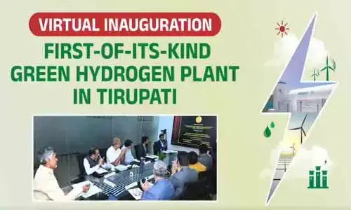 మొట్టమొదటి గ్రీన్ హైడ్రోజన్ ప్లాంట్‌ను ప్రారంభించిన సీఎం చంద్రబాబు నాయుడు