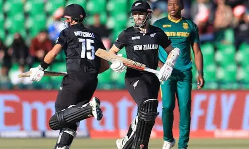 Champions Trophy: రఫ్పాడించిన న్యూజిలాండ్ బ్యాటర్లు.. సెమీస్‌లో సౌతాఫ్రికా ఎదుట భారీ టార్గెట్