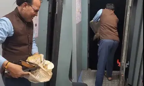 Viral Video : రైలు నుంచి చెత్త బయటికి విసిరిన ఉద్యోగి.. వీడియో వైరల్