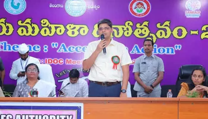 మహిళల సంక్షేమానికి ప్రభుత్వం కృషి మహిళల సంక్షేమానికి ప్రభుత్వం కృషి