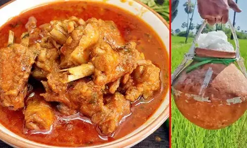 Post Viral: నాటు కోడికూర, పందాళ్ల కల్లు.. సూపర్ లైఫ్ చిచ్చా