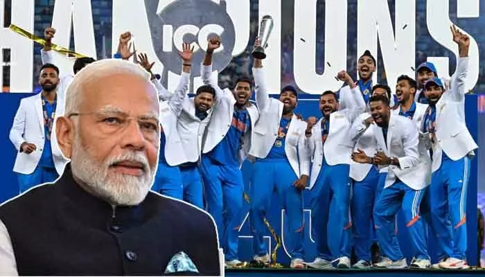 PM Modi: ఛాంపియన్స్ ట్రోఫీ విజేతగా భారత్.. ప్రధాని మోడీ ప్రశంసల జల్లు PM Modi: ఛాంపియన్స్ ట్రోఫీ విజేతగా భారత్.. ప్రధాని మోడీ ప్రశంసల జల్లు