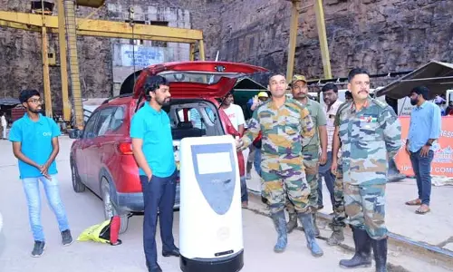 రోబోలతో SLBC టన్నెల్‌లోకి అధికారులు