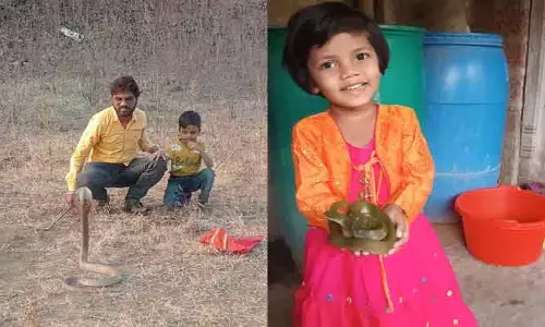 రియల్ హీరోస్... స్నేక్ సేవర్స్ అనిల్ ఫ్యామిలీ