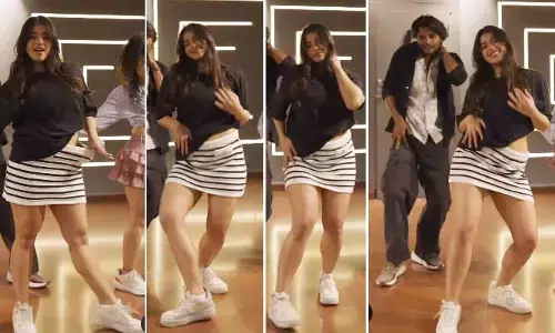ఓవైపు కొరియోగ్రాఫర్ శేఖర్ మాస్టర్‌పై ట్రోల్స్.. అదే పాటకు మళ్లీ స్టెప్పులేసిన హీరోయిన్ (వీడియో)