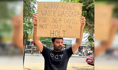 Save Water: సేవ్ వాటర్.. హోలీ ఒక్క రోజే కాదు.. 364 రోజులు!