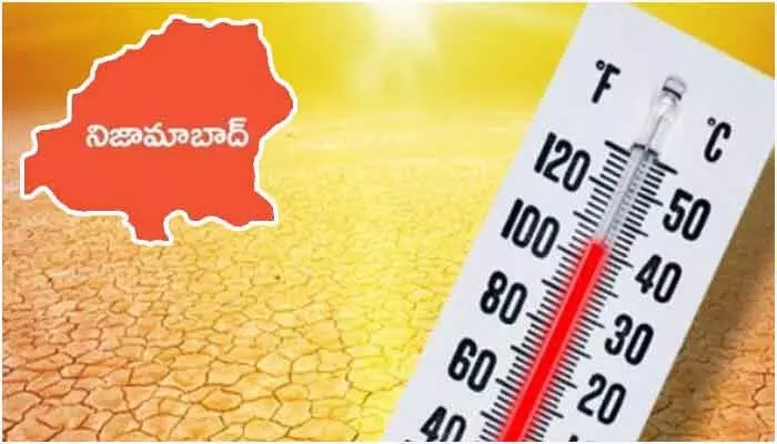 నిజామాబాద్ జిల్లా వ్యాప్తంగా అత్యధిక ఉష్ణోగ్రతలు నమోదు నిజామాబాద్ జిల్లా వ్యాప్తంగా అత్యధిక ఉష్ణోగ్రతలు నమోదు