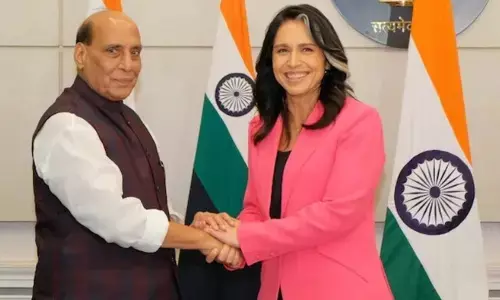 Rajnath Singh: రాజ్ నాథ్ సింగ్ తో తులసీ గబ్బార్డ్ భేటీ.. దేనిపై చర్చ జరిగిందంటే?