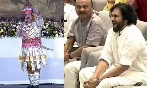 మారు వేషంలో మంత్రి దుర్గేశ్‌.. పవన్ కల్యాణ్ రియాక్షన్ వైరల్
