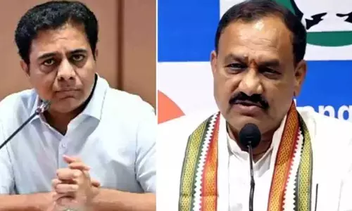 KTR : మహేష్ కుమార్ గౌడ్ కు కేటీఆర్ లీగల్ నోటీసులు
