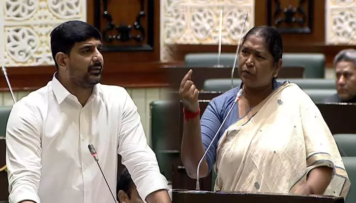 Assembly: తమ్ముడూ నీ లైఫ్ స్టైల్ వేరు.. నా లైఫ్ స్టైల్ వేరు.. కౌషిక్ రెడ్డికి సీతక్క కౌంటర్ Assembly: తమ్ముడూ నీ లైఫ్ స్టైల్ వేరు.. నా లైఫ్ స్టైల్ వేరు.. కౌషిక్ రెడ్డికి సీతక్క కౌంటర్