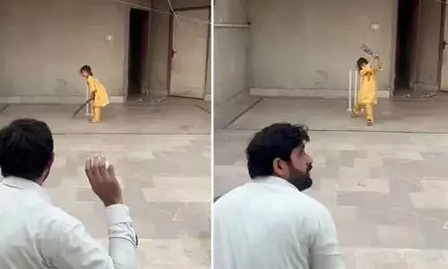 Viral video: ఆరేళ్ల బుడ్డిది.. హిట్ మ్యాన్ ట్రేడ్ మార్క్ షాట్స్‌తో వావ్ అనిపించిందిగా..!