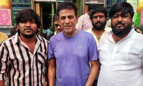RC16 కోసం హైదరాబాద్‌కు వచ్చిన కన్నడ స్టార్.. పెద్దమ్మ ఆలయంలో సందడి