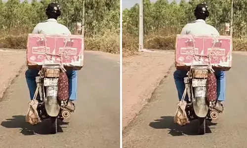 Viral Video: సూపర్ ఐడియా బాబాయ్.. మార్కెటింగ్ అంటే ఇలా ఉండాలి!