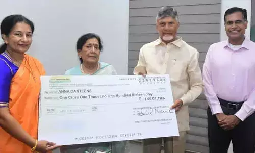 అన్నా క్యాంటీన్‌కి భారీ విరాళం.. సీఎం చంద్రబాబు స్పెషల్ ట్వీట్
