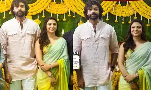 ‘VT-15’ పూజా కార్యక్రమాలు స్టార్ట్.. ఆకట్టుకుంటున్న హీరో, హీరోయిన్ ఫొటోలు(పోస్ట్)