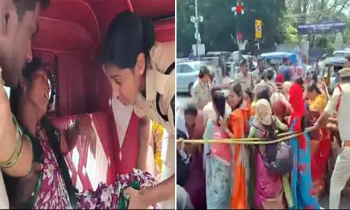ASHA workers: సీఎం సార్.. మేం కూడా ఆడపిల్లలమే కదా! దద్దరిల్లిన హైదరాబాద్ కోఠి సెంటర్