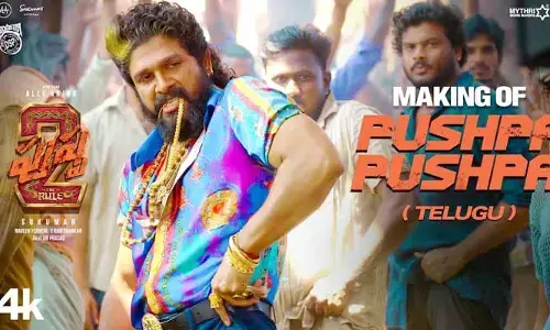 ఐకాన్ స్టార్ సినిమాలోని ‘పుష్ప..పుష్ప’ సాంగ్ మేకింగ్ వీడియో విడుదల.. !
