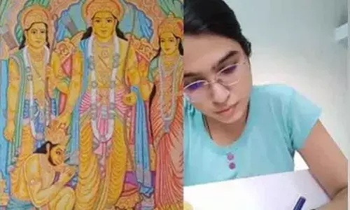 ఈ అమ్మాయి కళకు హ్యాట్సాఫ్.. రామ్ పరివార్ ఎంత అద్భుతంగా గీసిందో చూడండి!
