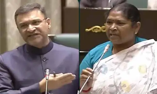 నేను తెలుగు బిడ్డను, తెలుగులోనే మాట్లాడుతా.. ఎంఐఎం ఎమ్మెల్యేకు మంత్రి సీతక్క కౌంటర్