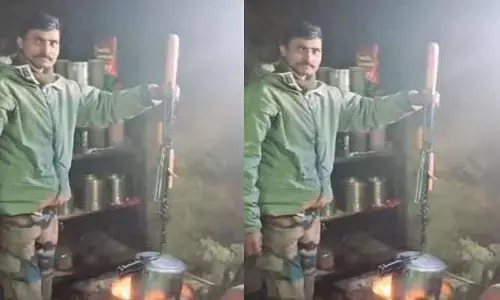 Viral video: ఏంటి జవాన్లు రైఫిల్ ఇలా క్లిన్ చేస్తారా?.. ఆశ్చర్యంలో నెటిజన్లు!