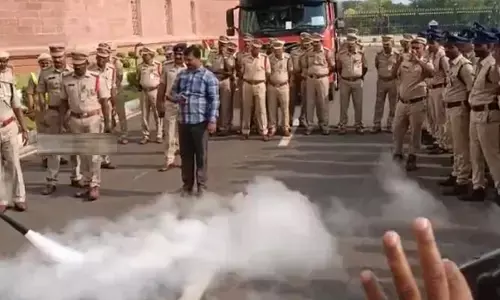 Mock Drill: అగ్ని ప్రమాదంపై తెలంగాణ సచివాలయంలో మాక్ డ్రిల్