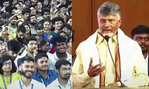 చెన్నై ఐఐటీ కాంక్లేవ్‌లో తెలుగు విద్యార్థులు.. చూసి ఉప్పొంగిపోయిన చంద్రబాబు