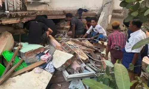 Myanmar: మయన్మార్ లో వరుస భూకంపాలు.. 20 మంది మృతి