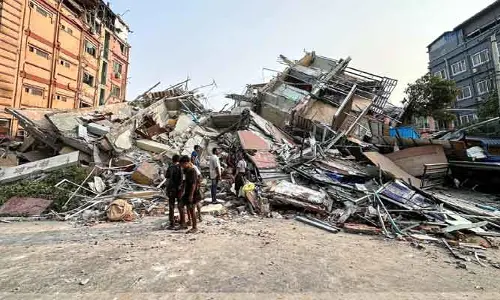 మయన్మార్‌లో మరోసారి భూకంపం