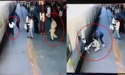 Viral Video: బాలిక ప్రాణాలు కాపాడిన పోలీస్ సమయస్పూర్తి.. నగదు బహుమతి ప్రకటించిన డీజీపీ