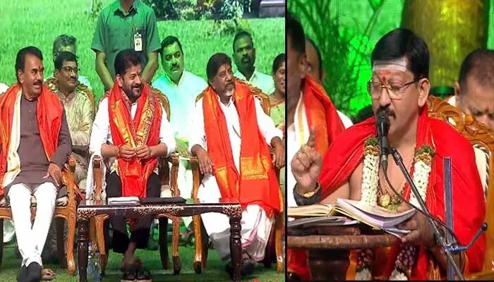 ఉగాది పంచాంగం.. ఆదివారం సుక్క, ముక్క ముట్టుకోవద్దు.. రవీంద్రభారతిలో పంచాంగ శ్రవణం ఉగాది పంచాంగం.. ఆదివారం సుక్క, ముక్క ముట్టుకోవద్దు.. రవీంద్రభారతిలో పంచాంగ శ్రవణం