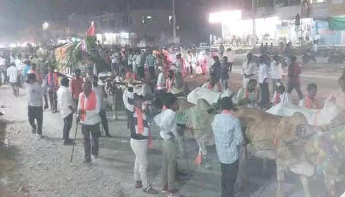 కన్నుల పండువగా నల్ల పోచమ్మ జాతర ఉత్సవాలు ప్రారంభం కన్నుల పండువగా నల్ల పోచమ్మ జాతర ఉత్సవాలు ప్రారంభం