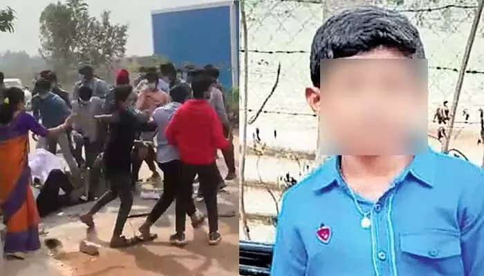 Vikarabad: బాలుడి కిడ్నాప్కు యత్నం.. చితకబాదిన స్థానికులు Vikarabad: బాలుడి కిడ్నాప్కు యత్నం.. చితకబాదిన స్థానికులు