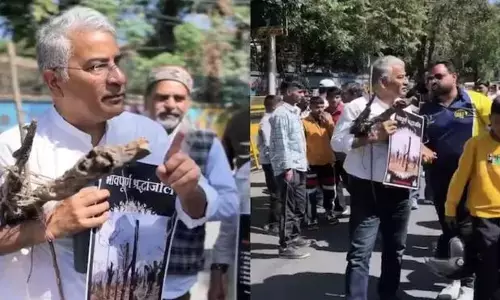 Dehradun: సేవ్ ఎన్విరాన్ మెంట్ 2.0 పేరుతో చెట్ల శవయాత్ర