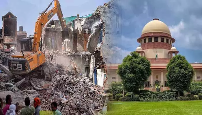 Supreme Court: బాధితులకు రూ.10 లక్షల పరిహారం ఇవ్వండి.. ఇండ్ల కూల్చివేతలపై సుప్రీంకోర్టు ఆదేశాలు Supreme Court: బాధితులకు రూ.10 లక్షల పరిహారం ఇవ్వండి.. ఇండ్ల కూల్చివేతలపై సుప్రీంకోర్టు ఆదేశాలు
