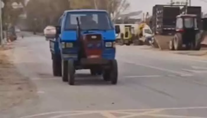 Viral video: సూపర్ ఐడియా.. ట్రాక్టర్ను ఎలా మార్చేశారో చూడండి! Viral video: సూపర్ ఐడియా.. ట్రాక్టర్ను ఎలా మార్చేశారో చూడండి!