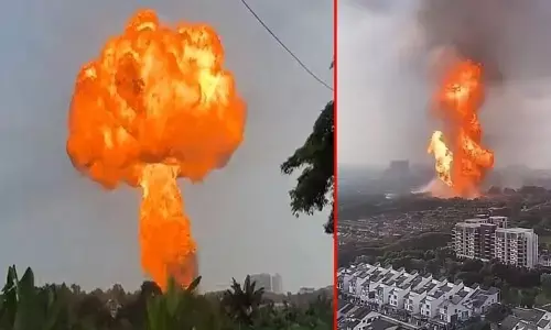 Fire mushroom: ఆకాశంలో పుట్టగొడుగు అగ్ని మేఘం! మలేషియాలో పేలిన భారీ గ్యాస్ పైప్ లైన్