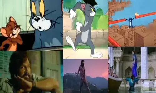 Viral video: ఏంటీ.. ఆ సీన్లన్నీ టామ్ అండ్ జెర్రీ షో నుంచి కాపీ కొట్టారా?