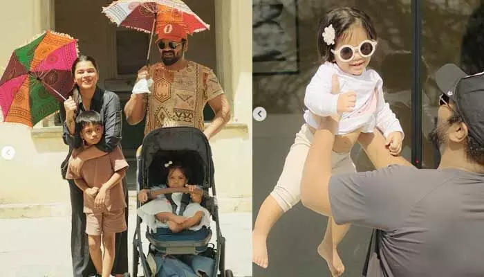 Manoj:‘మేము ముగ్గురం నలుగురం అయ్యాం’ అంటూ మనోజ్ పోస్ట్.. కుమార్తె ఫస్ట్ బర్త్డే సందర్భంగా క్యూట్ పిక్స్ పంచుకున్న హీరో Manoj:‘మేము ముగ్గురం నలుగురం అయ్యాం’ అంటూ మనోజ్ పోస్ట్.. కుమార్తె ఫస్ట్ బర్త్డే సందర్భంగా క్యూట్ పిక్స్ పంచుకున్న హీరో