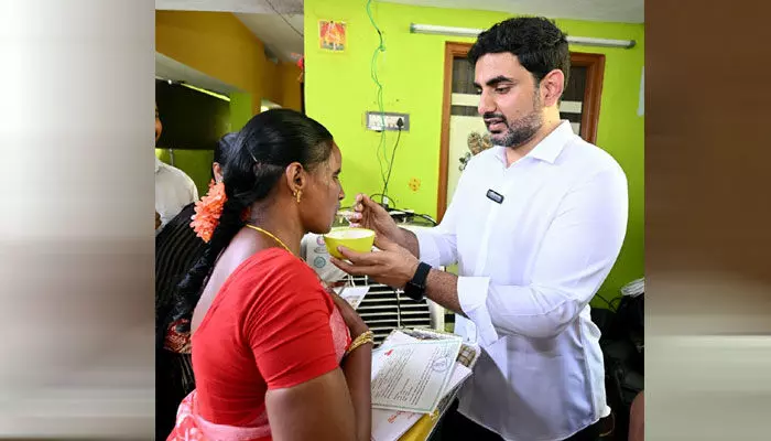 Nara Lokesh: వారి కళ్లలో ఆనందం... వర్ణించలేను Nara Lokesh: వారి కళ్లలో ఆనందం... వర్ణించలేను
