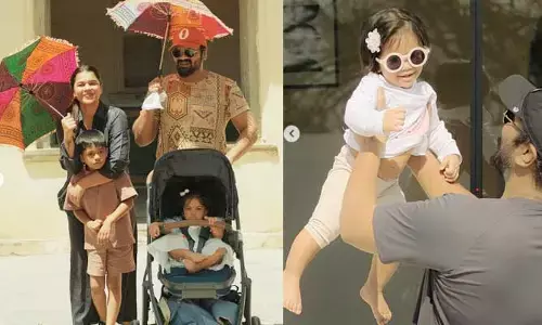 Manoj:‘మేము ముగ్గురం నలుగురం అయ్యాం’ అంటూ మనోజ్ పోస్ట్.. కుమార్తె ఫస్ట్ బర్త్డే సందర్భంగా క్యూట్ పిక్స్ పంచుకున్న హీరో