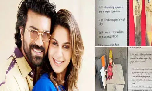దర్శకుడికి ఊహించని గిఫ్ట్ ఇచ్చిన రామ్ చరణ్-ఉపాసన.. బిగ్ థాంక్స్ తెలుపుతూ పోస్ట్