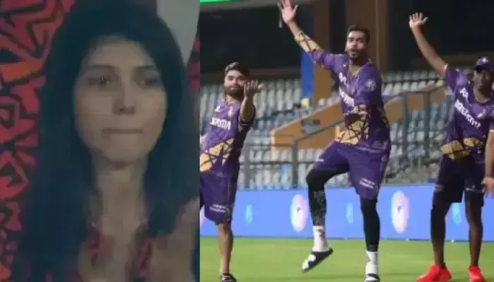 ఇదేం ర్యాగింగ్ రా.. SRH ఫ్యాన్స్ ను రెచ్చగొడుతున్న KKR ప్లేయర్స్.. !
