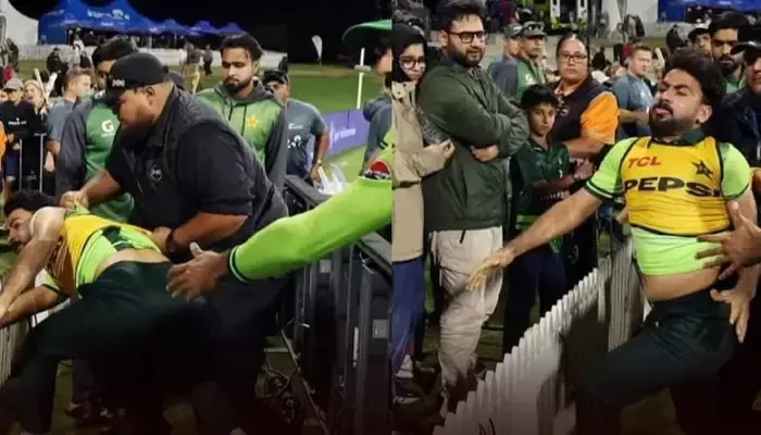 ఫ్యాన్స్ ను కొట్టిన పాక్ క్రికెటర్..ఓడిపోయిన కోపంతో రెచ్చిపోయాడు !