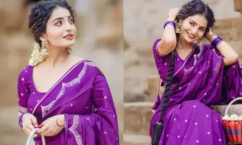 శ్రీరామనవమి శుభాకాంక్షలు తెలుపుతూ బ్యూటిఫుల్ ఫొటోలు పంచుకున్న అనన్య నాగళ్ల