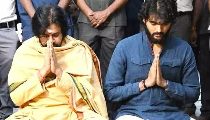 పవన్ కల్యాణ్ పెద్ద కొడుక్కి తెలుగు ప్రొడ్యూసర్ విషెస్ పవన్ కల్యాణ్ పెద్ద కొడుక్కి తెలుగు ప్రొడ్యూసర్ విషెస్