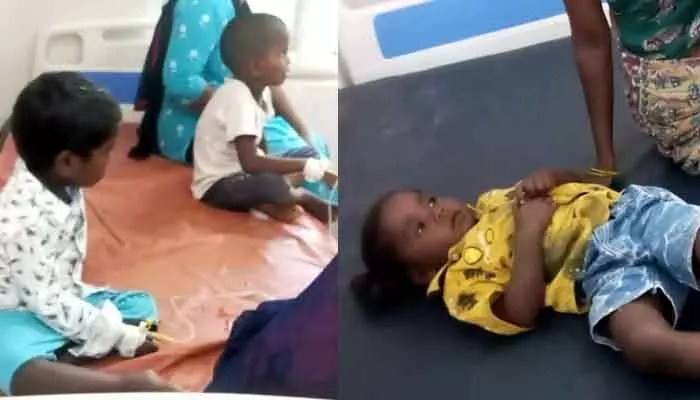 అంగన్వాడీ కేంద్రంలో ఫుడ్ పాయిజన్.. పులిహోర తిన్న విద్యార్థులకు అస్వస్థత అంగన్వాడీ కేంద్రంలో ఫుడ్ పాయిజన్.. పులిహోర తిన్న విద్యార్థులకు అస్వస్థత