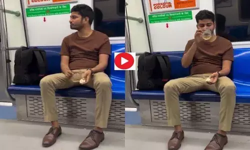Viral Video: మెట్రోలో మందు, ముక్క.. వైరల్ అవుతున్న వీడియో