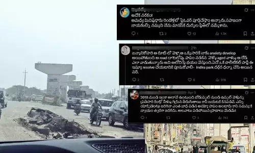 ఉప్పల్ వాసుల ఓర్పుకి నా నమస్సుమాంజలి! ఫ్లైఓవర్ ఎప్పుడైతదో? నెటిజన్ల ఆసక్తికర చర్చ